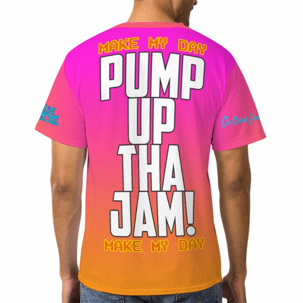 Pump Up Tha Jam Unisex Sunset T-Shirt