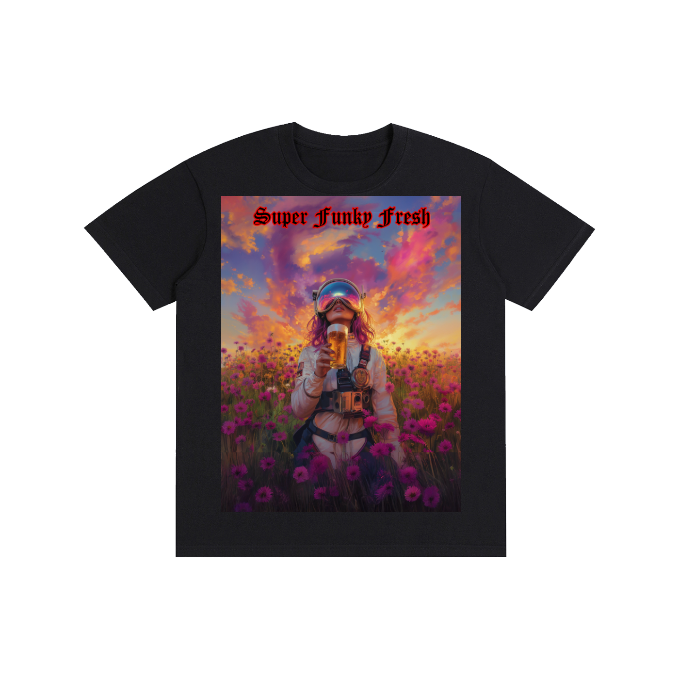 Super Funky Fresh Female Astronaut