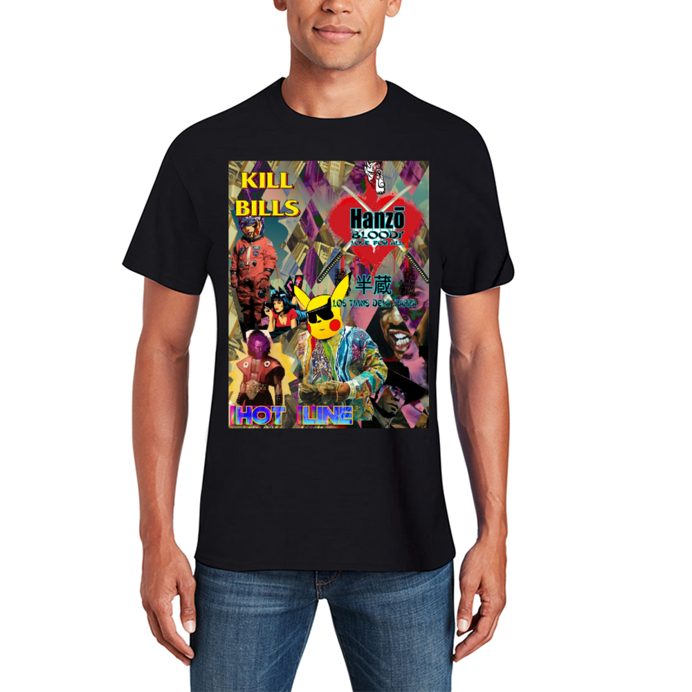 Double Trouble by Los-Twins DeLa Parra [Front Printing]Cotton T-shirt