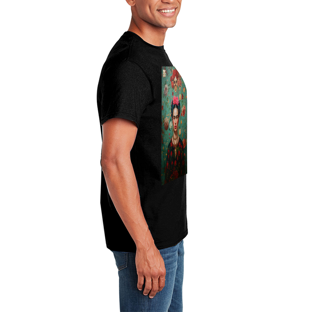 [Front Printing] Custom Unisex Cotton T-shirts Gildan 5000 Short Sleeve Casual Loose Shirts Tees