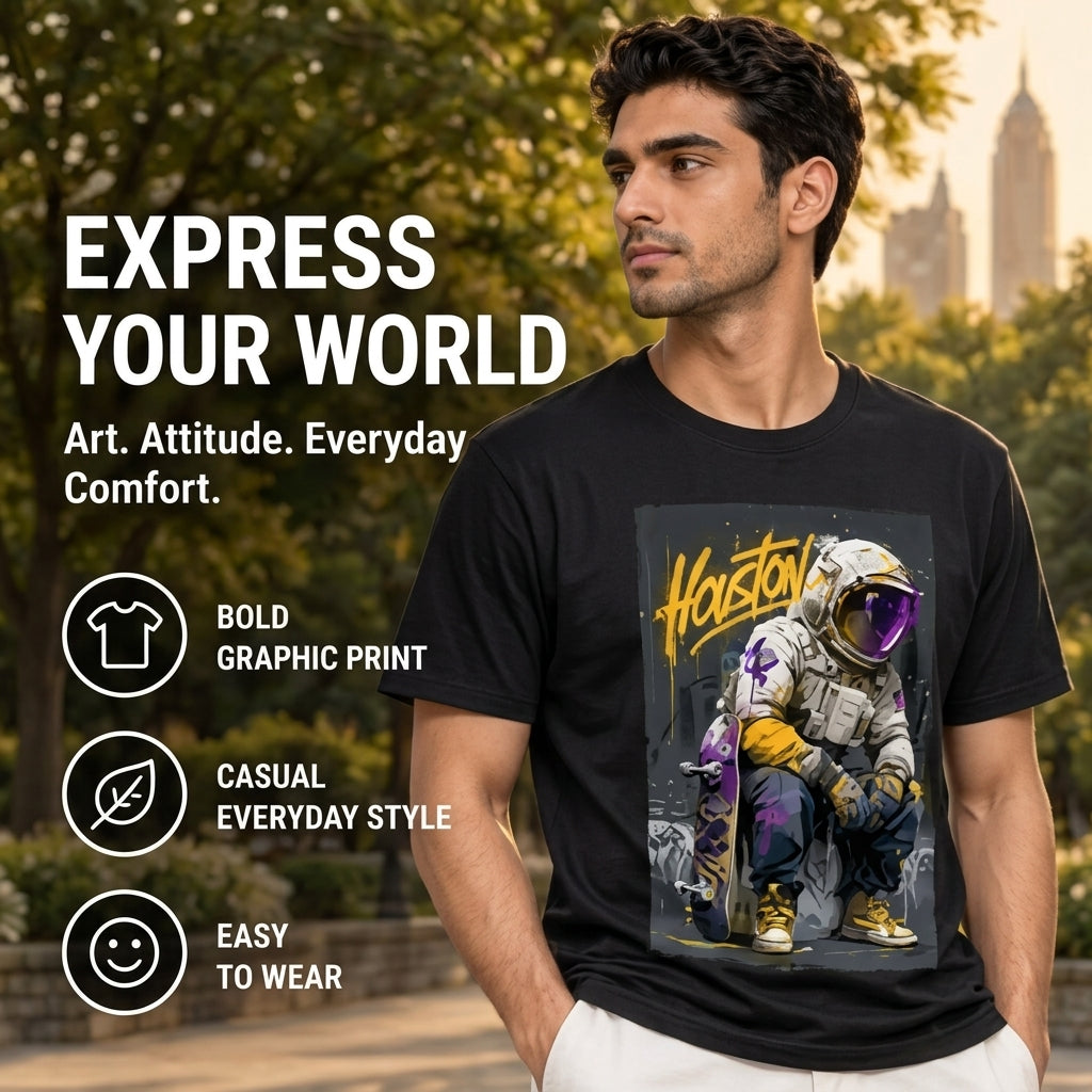 Houston's T-Shirt Printed in USA