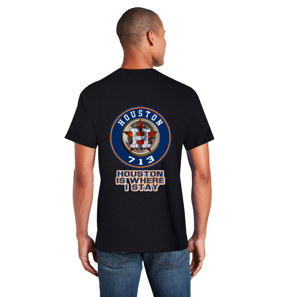 Houston 713 [Front & Back Printing] T-Shirt