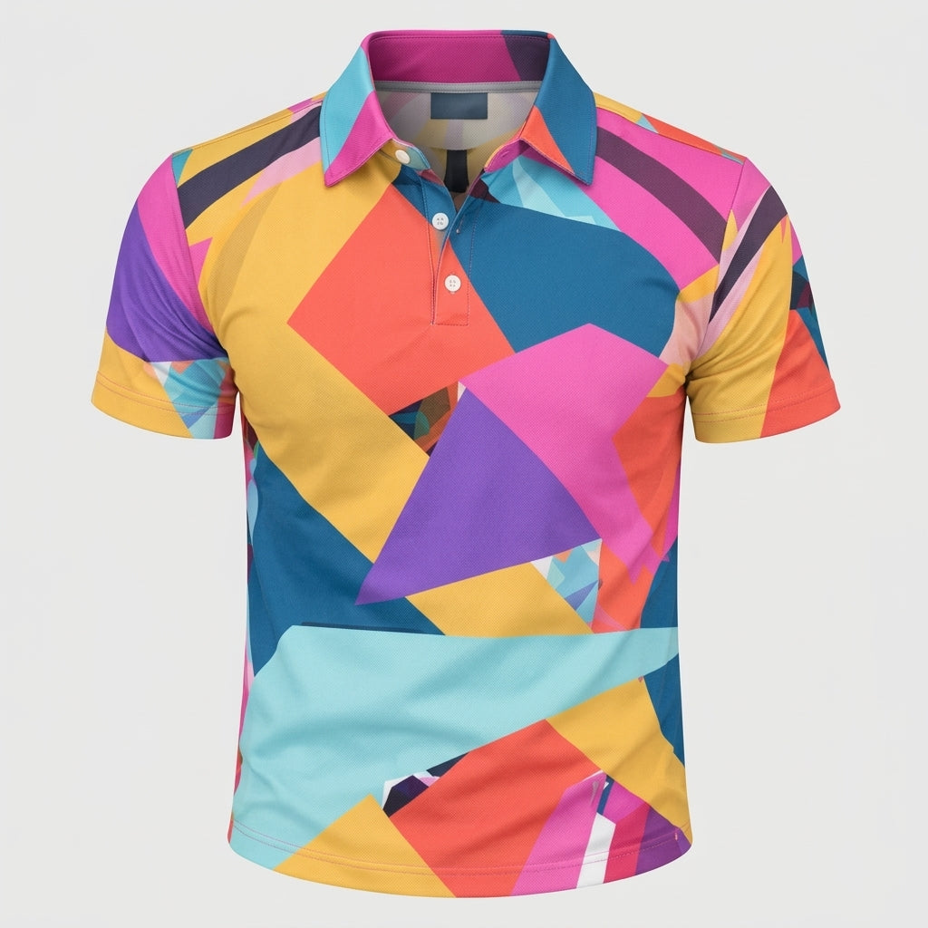All-Over Print Men's Polo Shirt