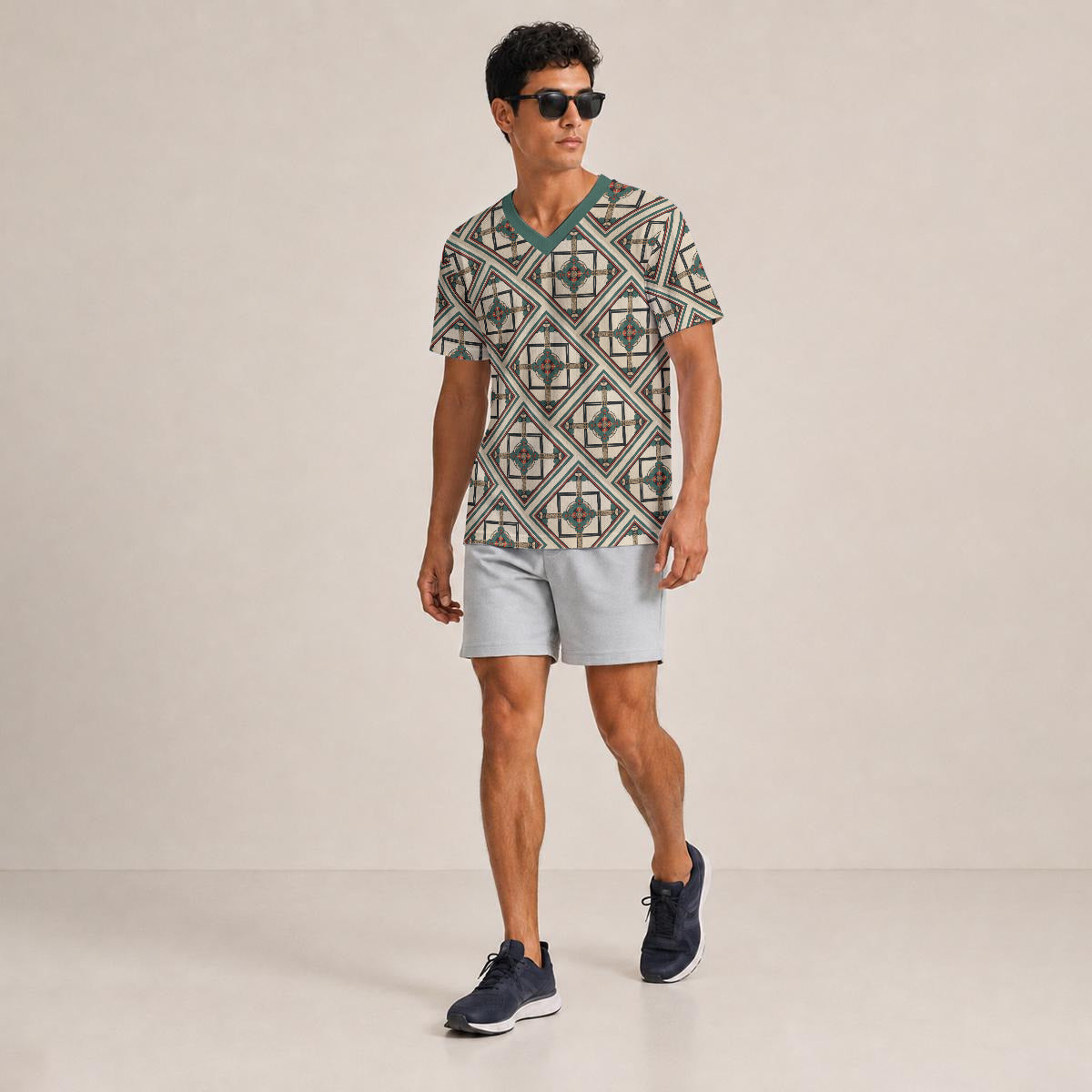 Suave 2 Classic V-Neck T-Shirt|Bonded Seam