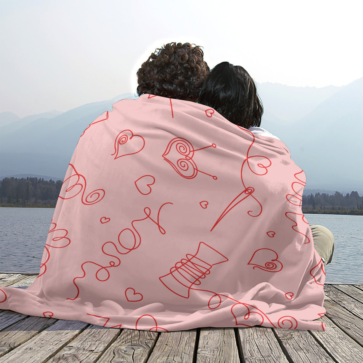 Single-Side Printing Flannel Blanket