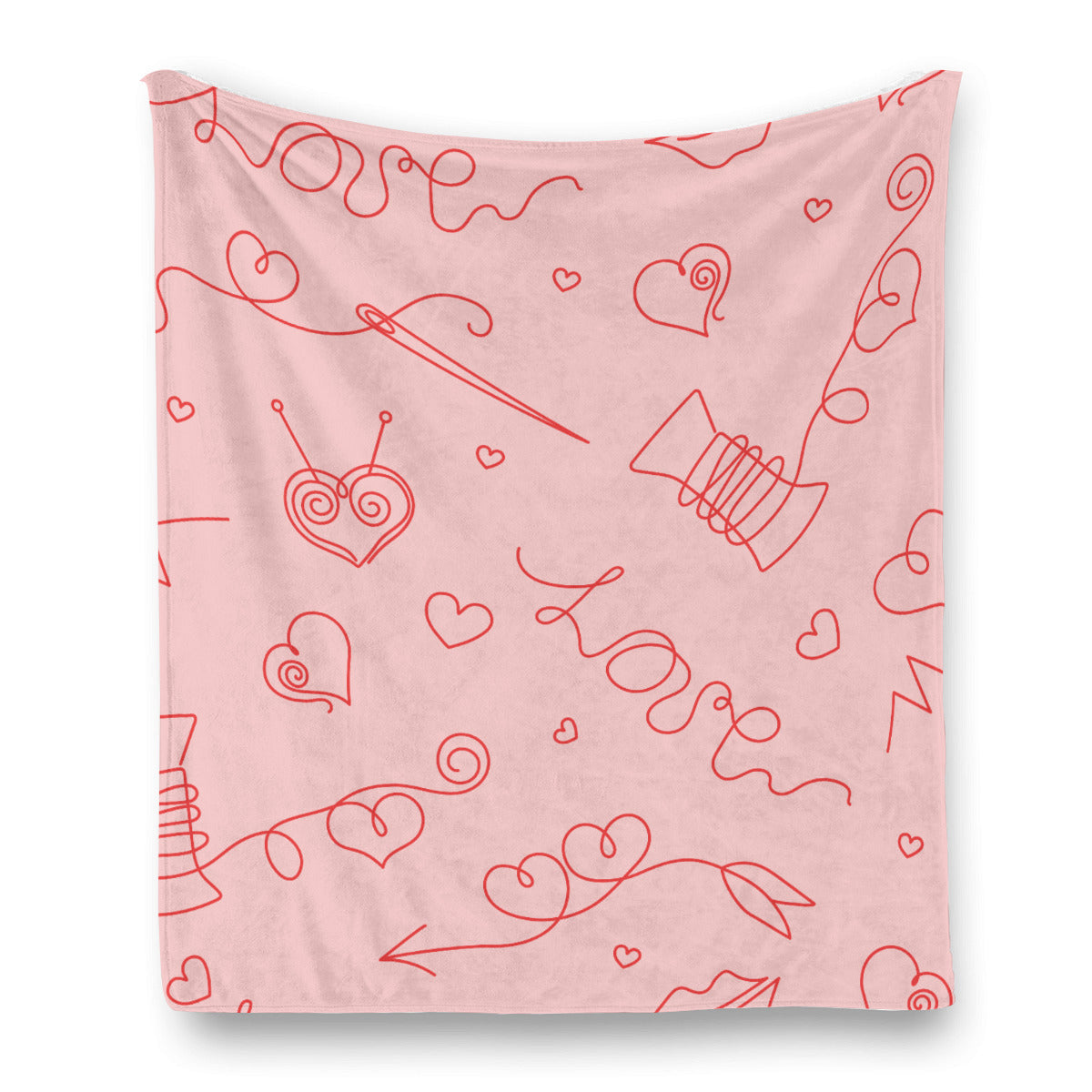 Single-Side Printing Flannel Blanket