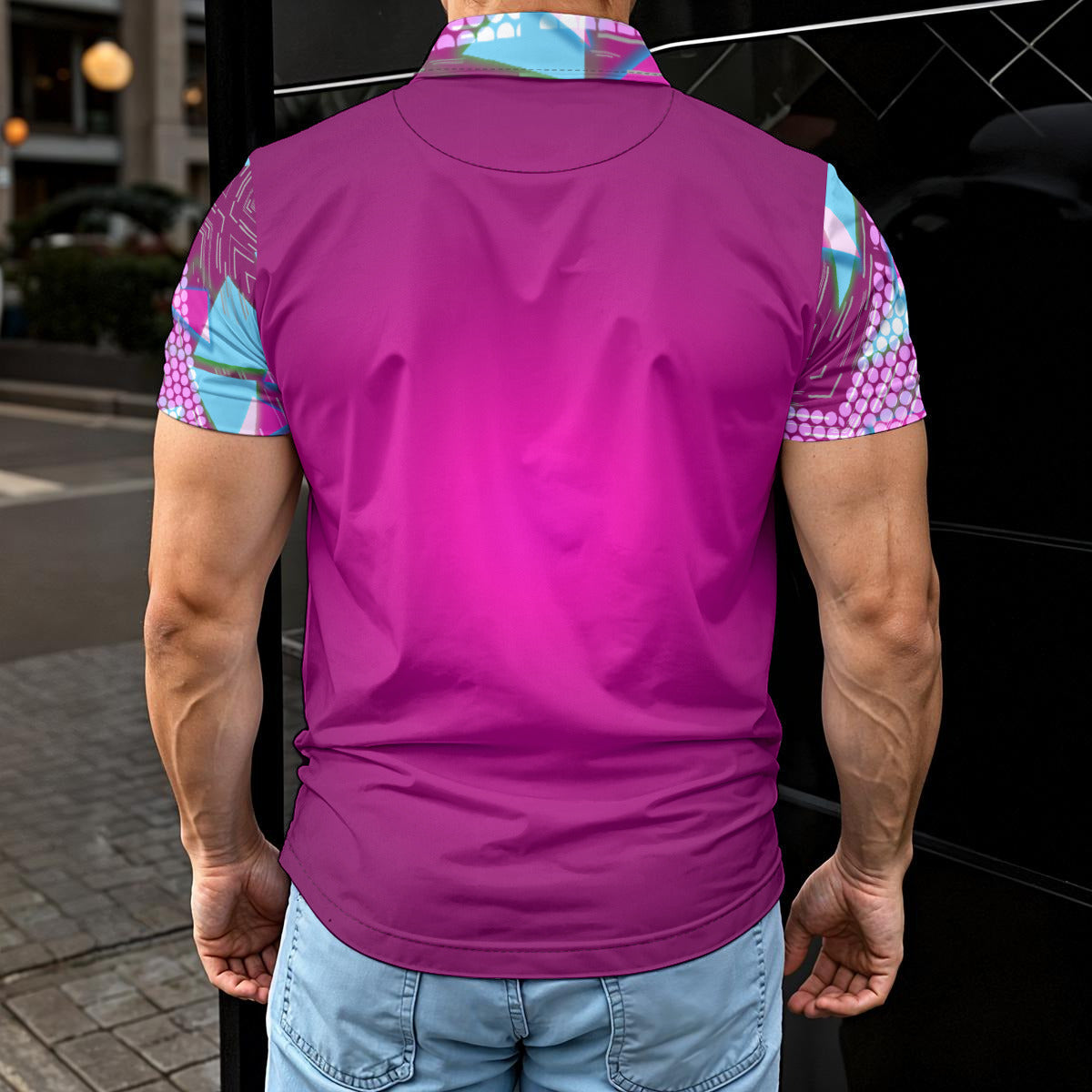 All-Over Print Men's Polo Shirt