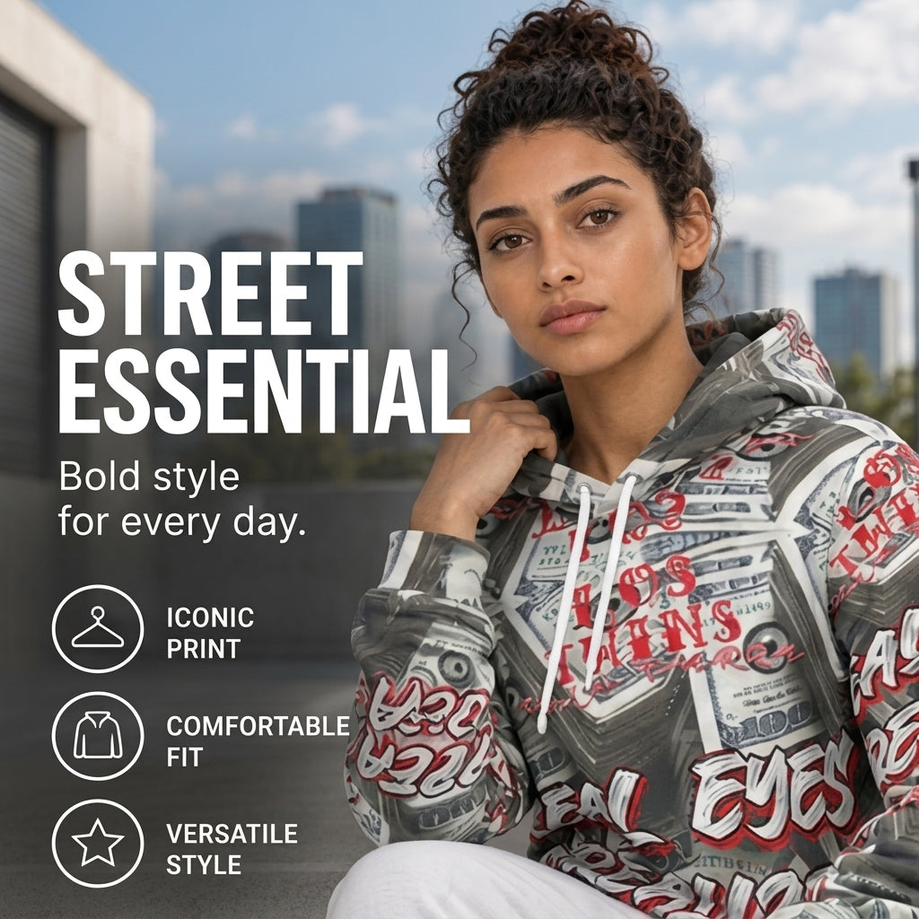 All-Over Print Men's Pullover Hoodie