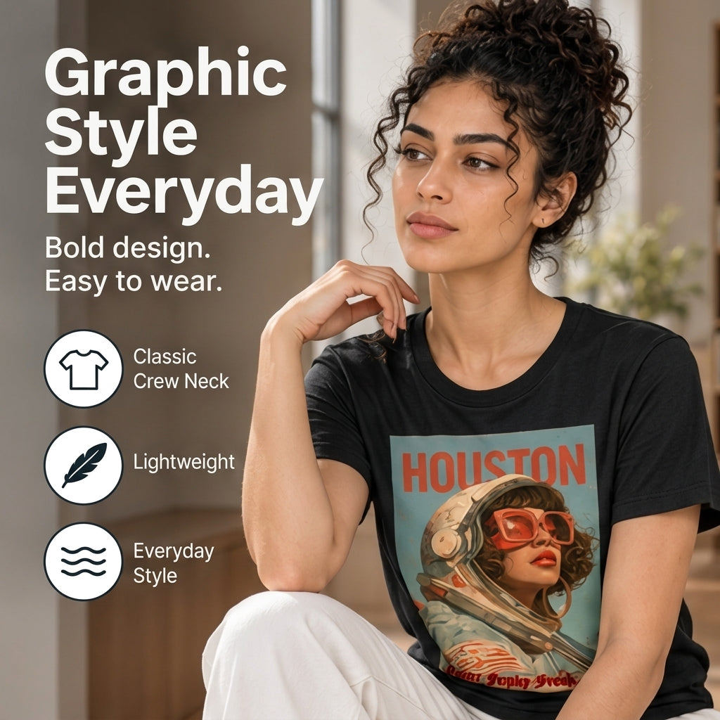 Houstons T-Shirt Printed in USA