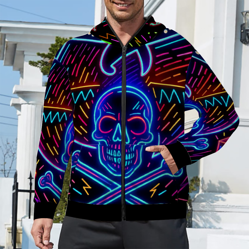 Super Funky Fersh WuTang Men's Full Zip Up Jackets Hoodies