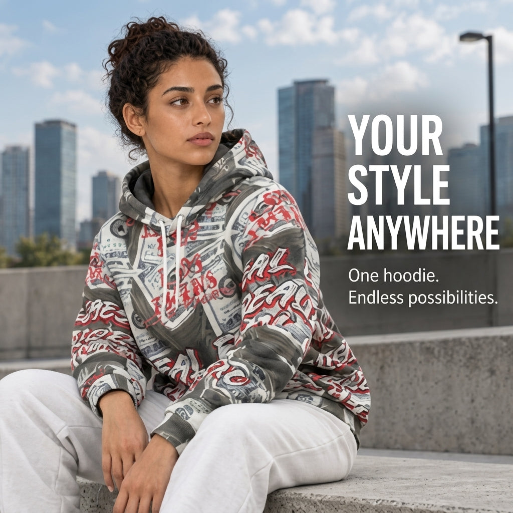 All-Over Print Men's Pullover Hoodie