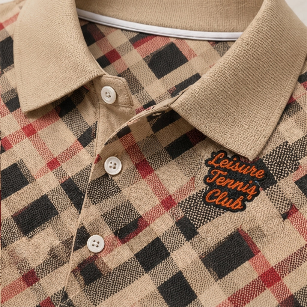 All-Over Print Men's Polo Shirt|Bonded Seam