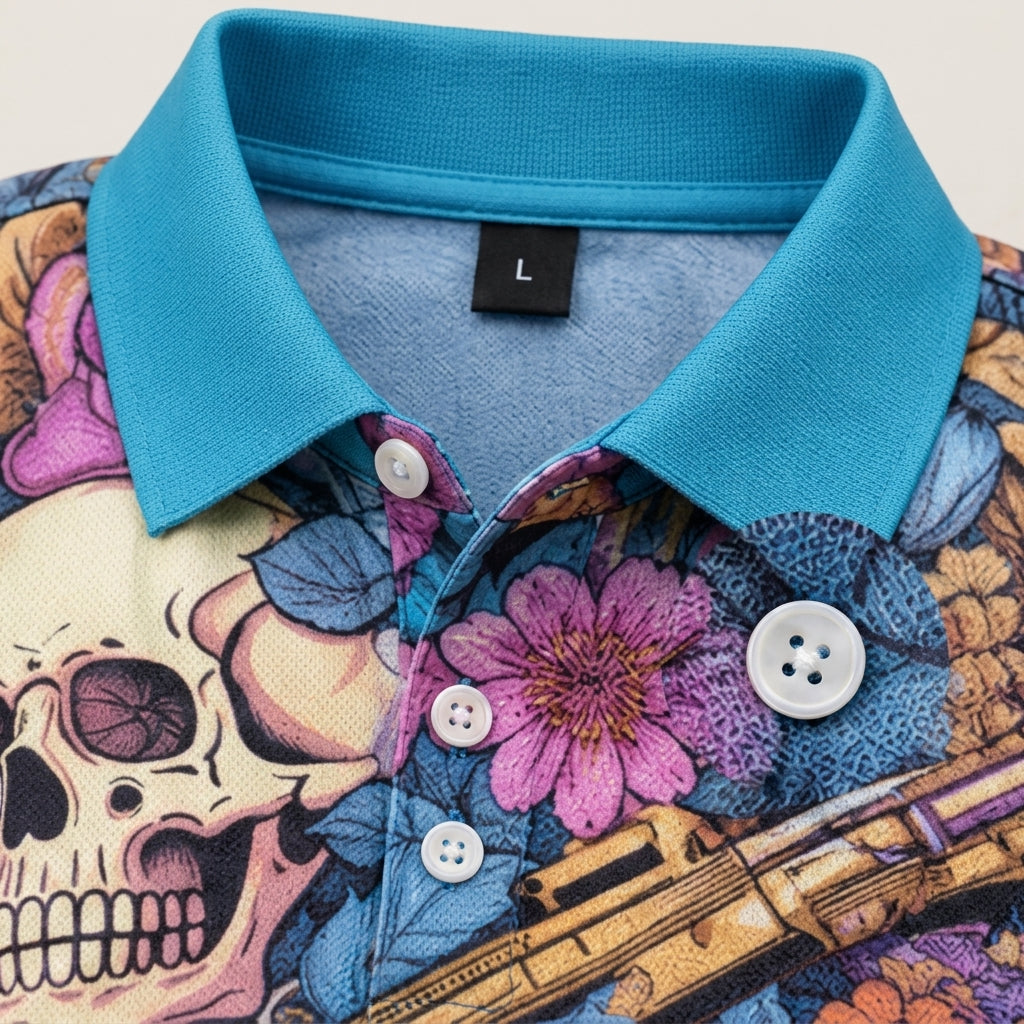 All-Over Print Men's Polo Shirt