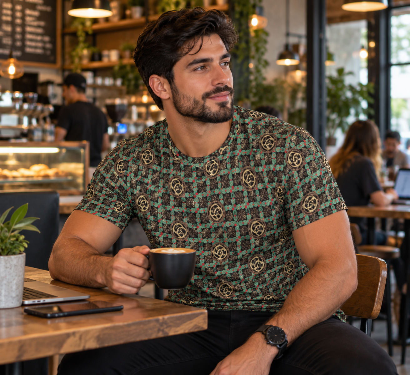 Gold Clovers T-shirt | Birdseye