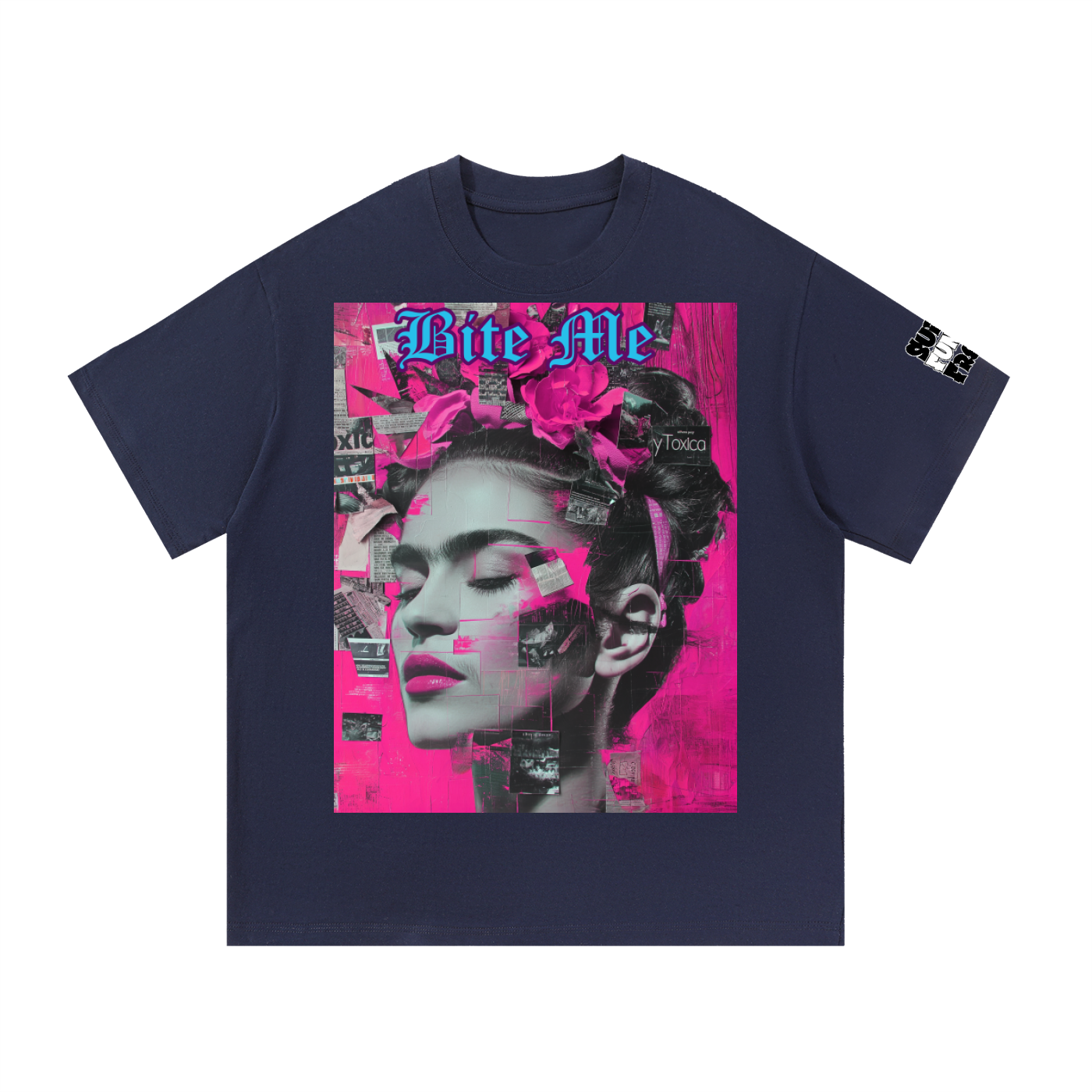Bite ME Pink Cotton T-Shirt