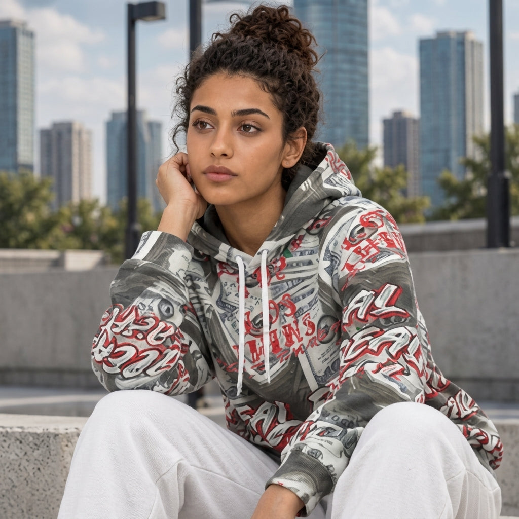 All-Over Print Men's Pullover Hoodie