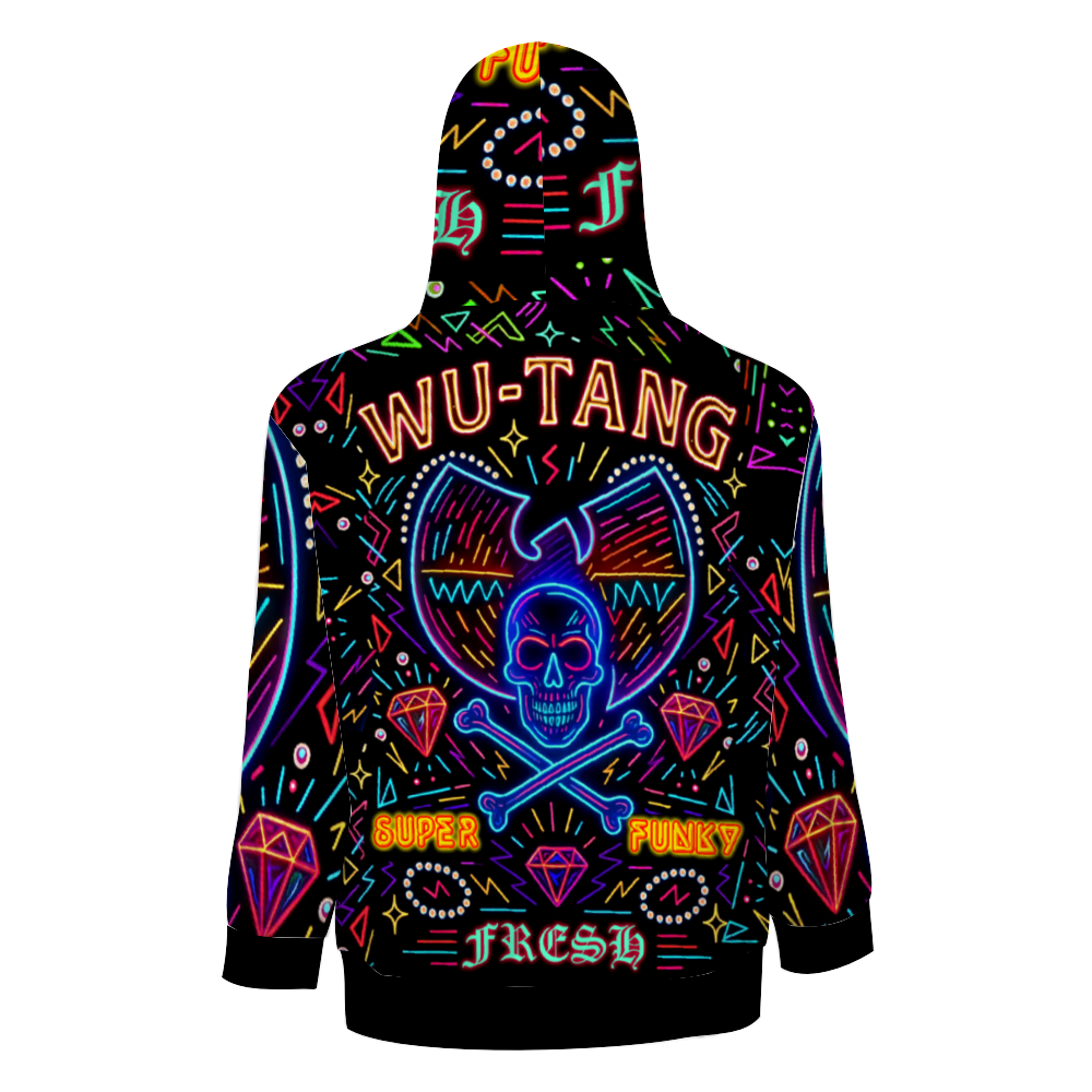 Super Funky Fersh WuTang Men's Full Zip Up Jackets Hoodies