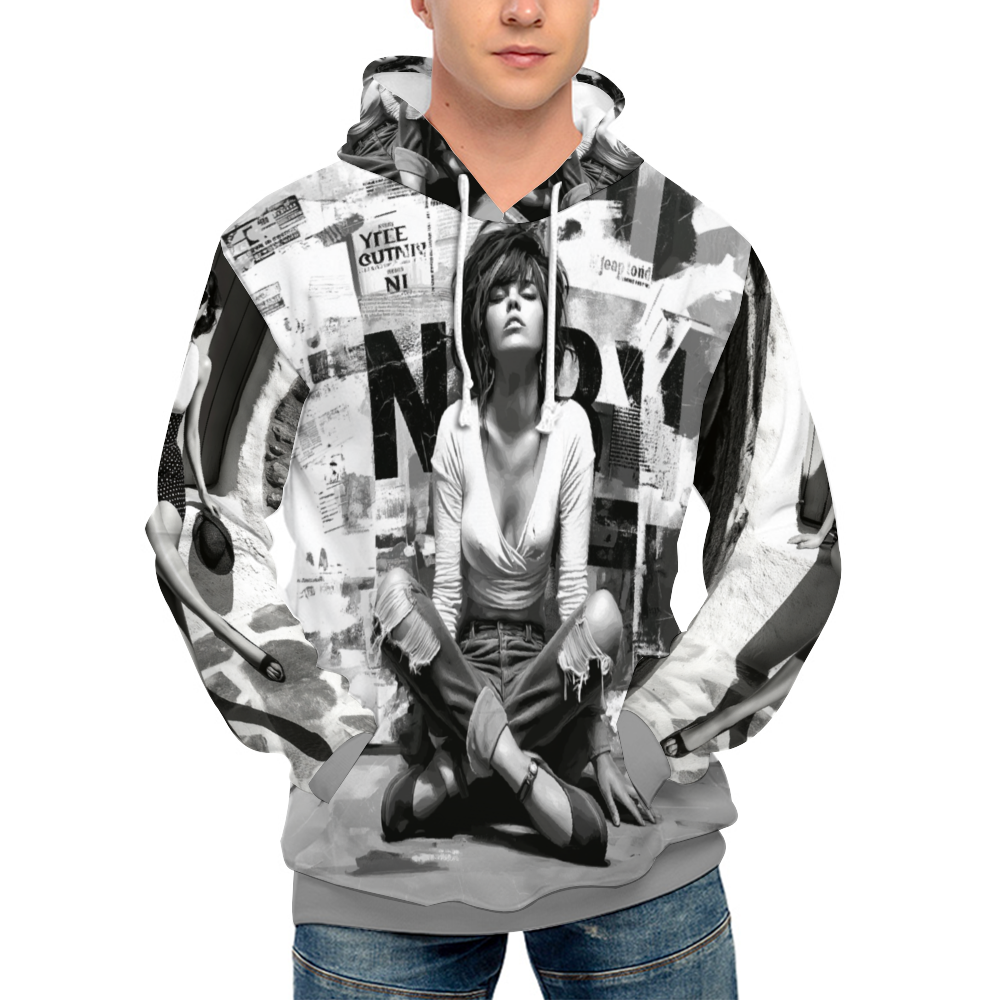 Hoodie, Yves Saint Laurent is my Homme Pullover