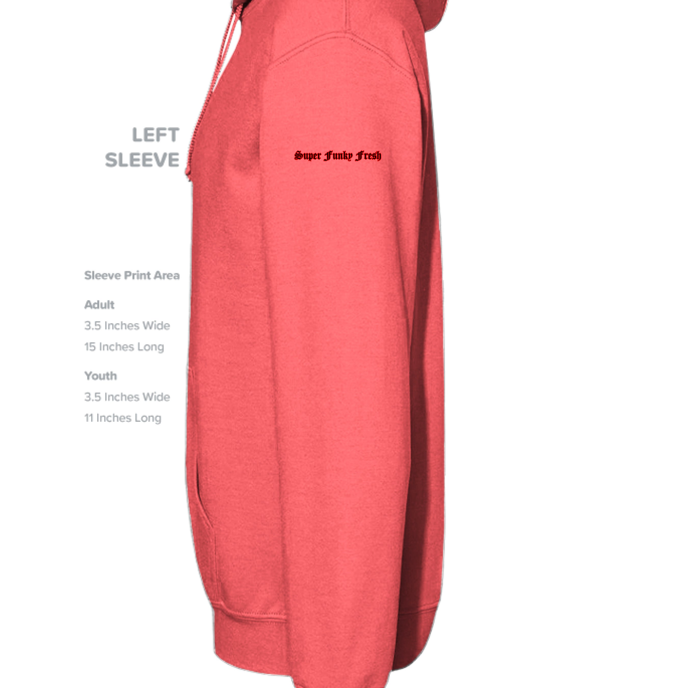 Retro Heather Coral - SLEEVE_LEFT