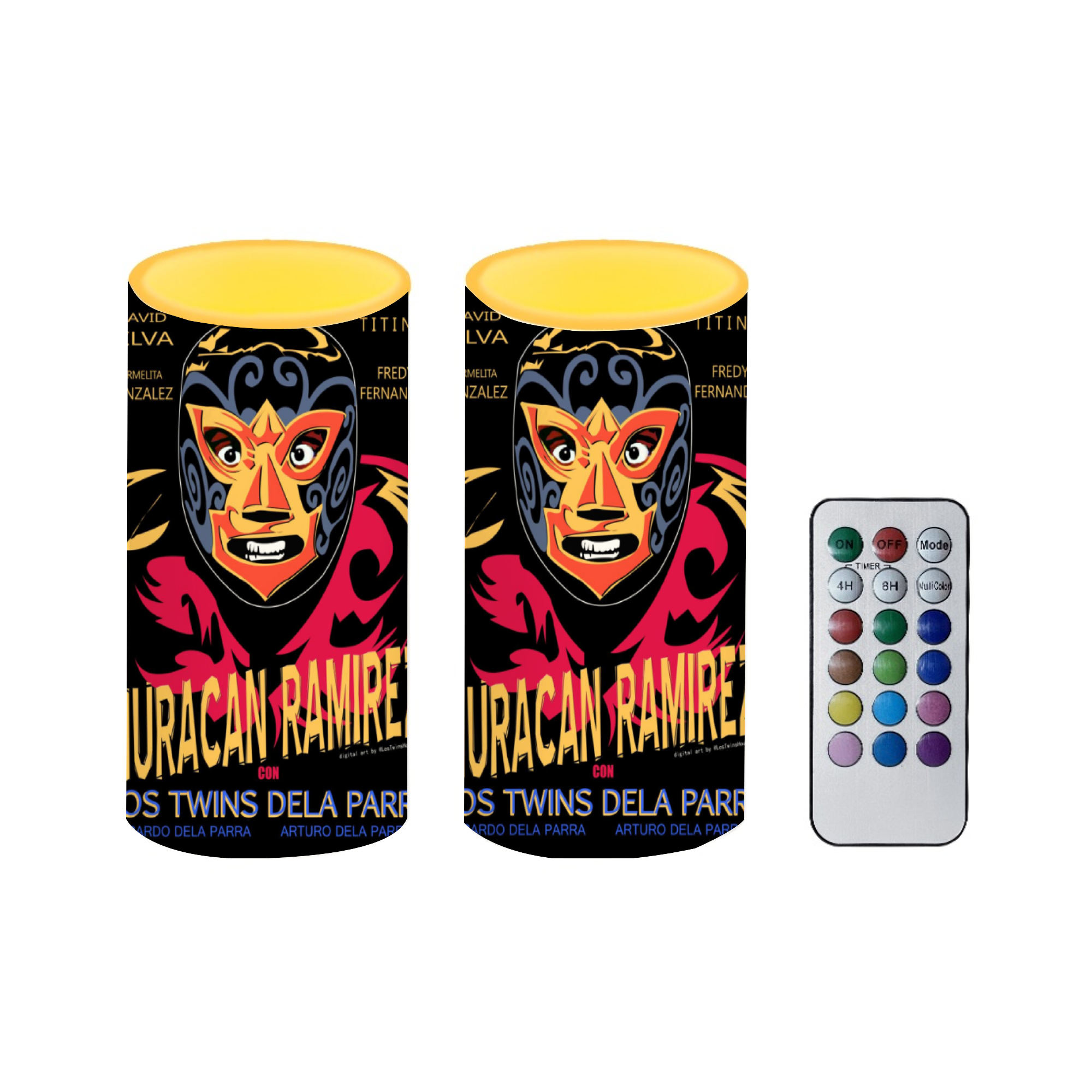 [No Battery] Huracan Ramirez Flameless Candles with Remote Candle-shaped lamps